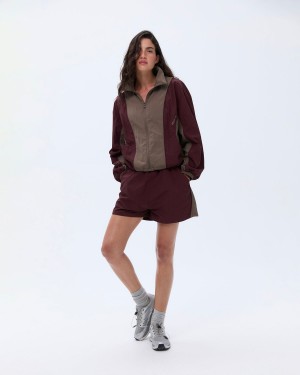 Adanola Track Short Bordeaux Bruin | 18524-RHPA