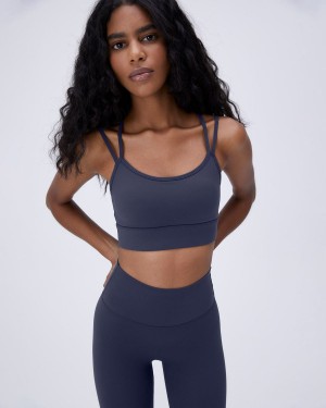 Adanola Ultimate Double Strap Bra Blauw | 03129-ZYMR